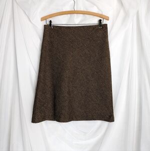 Betsey Johnson herringbone tweed skirt